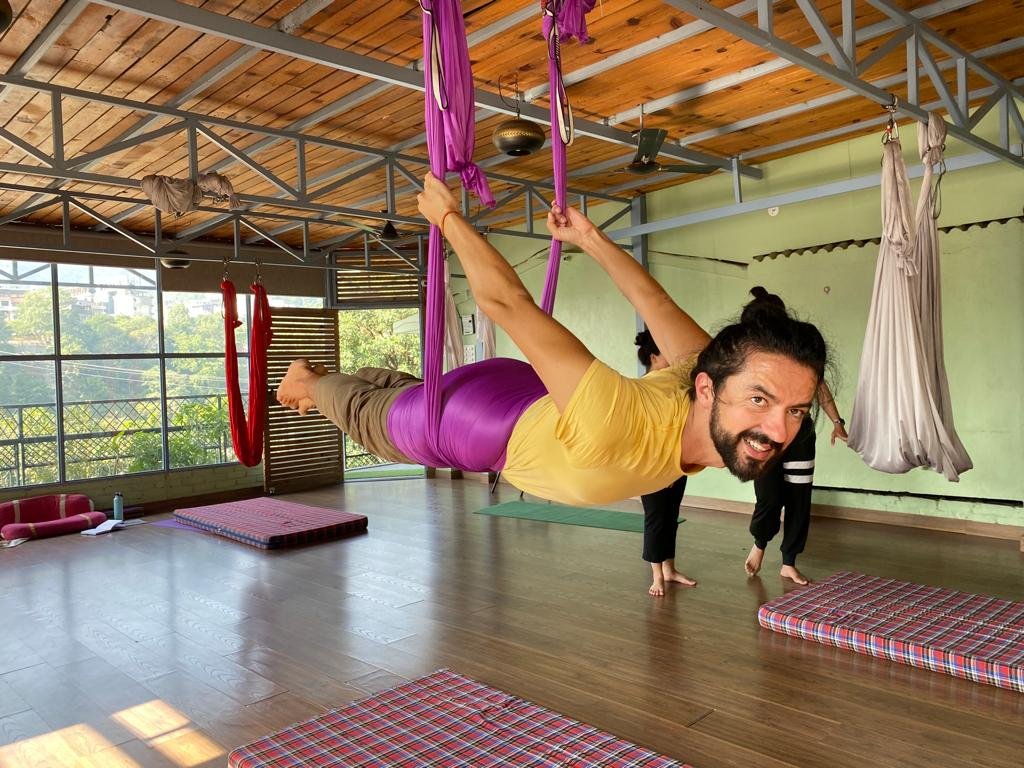 50 Hour Aerial Yoga Teacher Training in Rishikesh Aerial Yoga Classes