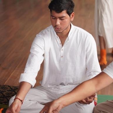 Vishal Bhandari - Aerial Yoga Teacher Rishikesh 