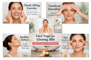Face yoga for glowing skin