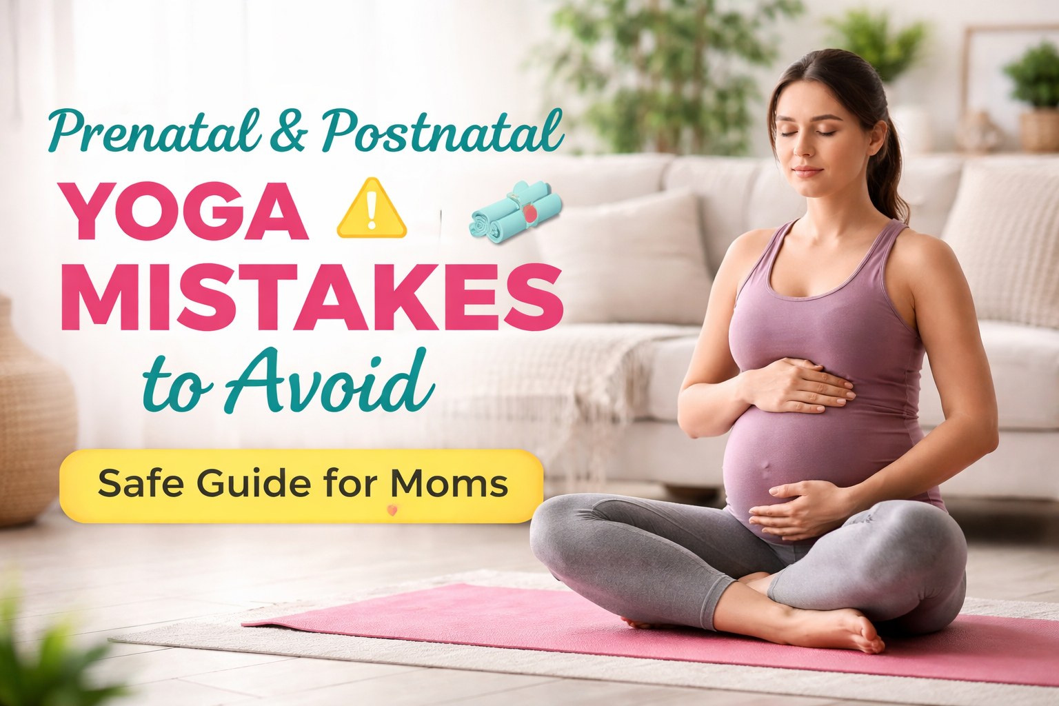prenatal & postnatal yoga mistakes