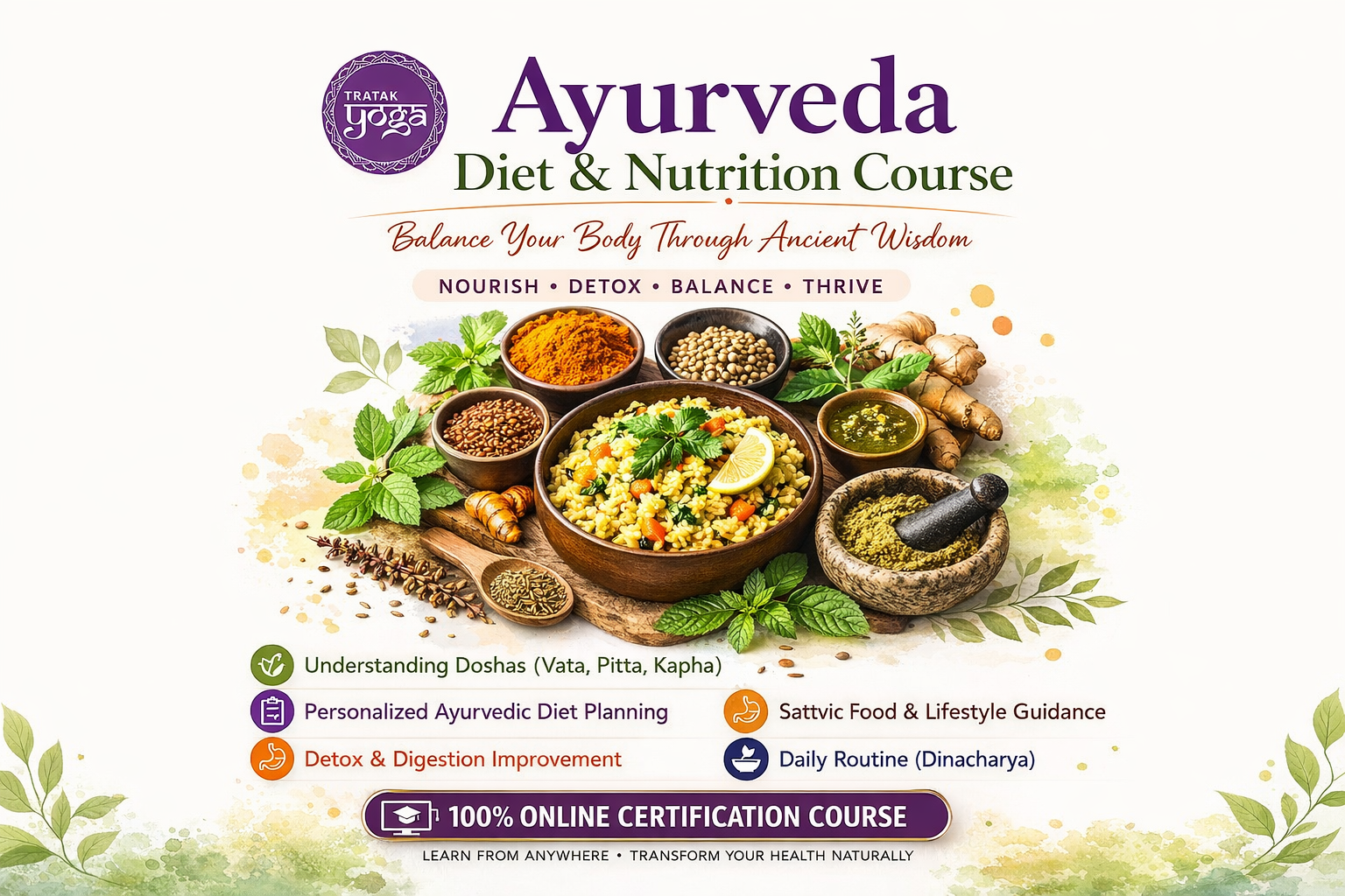Ayurveda Diet & Nutrition Course