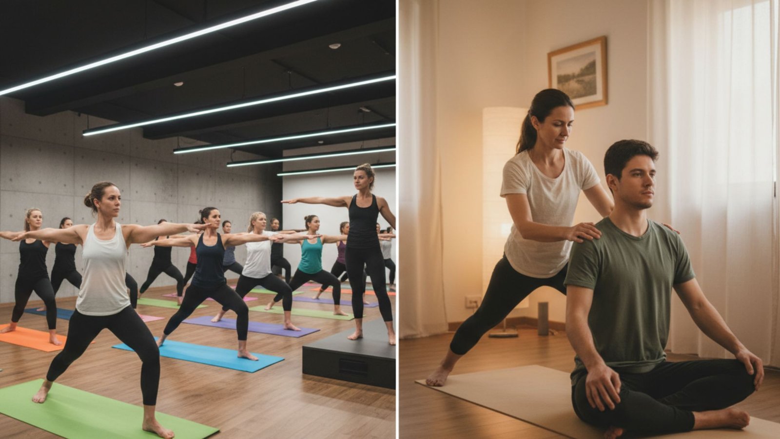 Yoga therapy vs regular yoga comparison