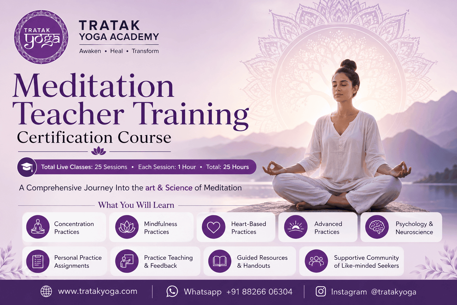 Meditation Teacher Training Certification Course
