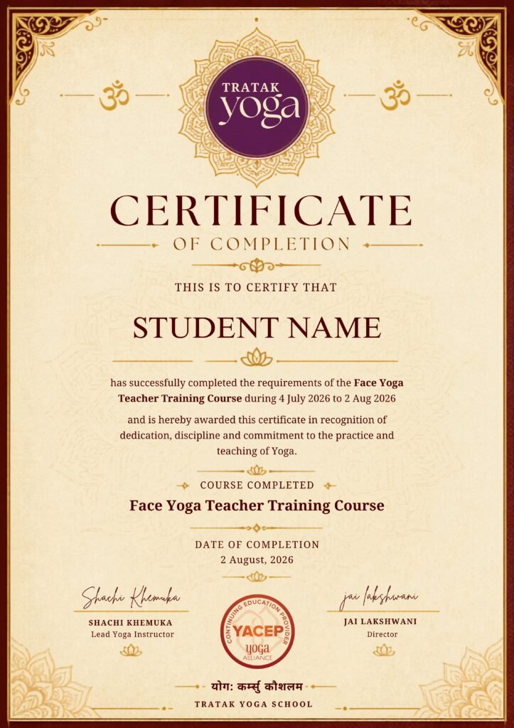 FACE YOGA - YACEP CERTIFICATION COURSE