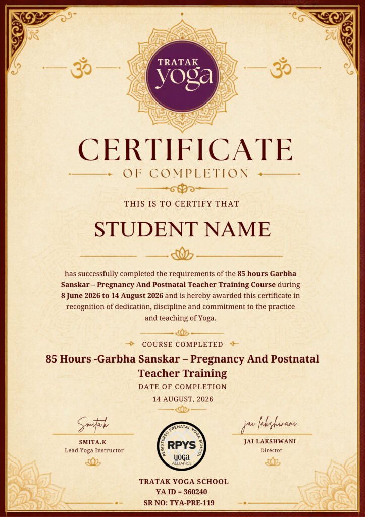 RPYT - PRENATAL POSTNATAL YOGA CERTIFCATION